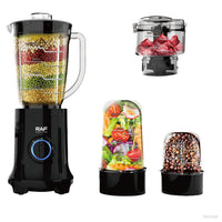 4-in-1 Countertop Blender for Milkshakes and Smoothies, Portable Grinder, Meat Grinder, EU Plug