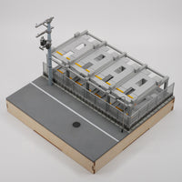 Modular Street Scene #3 Multi-Level Parking Garage Scene Model 1/64