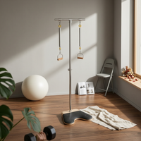 Standing Pilates Frame Polished Metal Floor Standing Stretch Frame