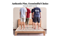Knotknotless Bed Slat Roll Moistureresistant Mattress foundation Box foundation replacement Furniture Component Breathable Design for household owners, DIY aficionados, Parents, Bedroom, Guest Room, Dormitory, Home