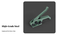 Labor-Saving Woven Strap Tensioning Tool Easy Operation Manual Strapping Tensioner Heavy Duty for Warehouse, Shipping