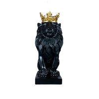 European Crown Lion Ornament Resin Craft
