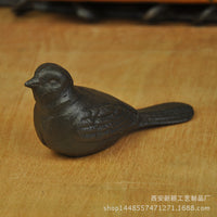 铸铁小鸟铁艺装饰物安全防风防碰活动门挡门楔子门顶门阻门塞欧式