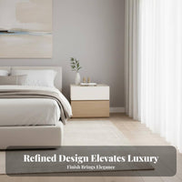 Stackable Block End Table Modern Design Interchangeable Drawer Box Space-Saving Versatile Use for Apartment Dwellers