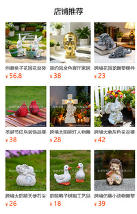 简约风树脂工艺品大象动物摆件家居玄关办公室桌面装饰大象摆件