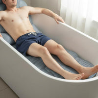 Spa Bath Mat with Headrest Skin-Friendly Material Full Body Bath Pillow