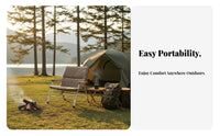 Wide Folding Camp Chair Sofadesign Comfort Camping Equipment Breathable Fabric