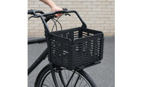 Folding Bike Basket Removable Front Bike Basket Heavy Duty for Shopping