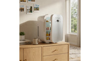 Compact Mini Fridge with Digital Display Portable Mini Fridge Small Beverage Cooler Freestanding for Commuters