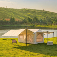Automatic Inflatable Tent Quick Setup Inflatable Tent with Awning Waterproof Shelter for Campers, Luxury Campers, Camping, Upscale Camping, Backyard