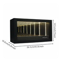 Model Scene Deep Tunnel Look 1:64 Scale Display Frame for Showcase Cabinet