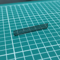 Metal Mesh Panel Miniature Mesh Board Locomotive Detail Part Slim for Railway Hobbyists, Dioramas, Scratch Building