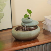 Stone Waterfall Fountain Gift Idea Home Decor Relaxation for Office Workers