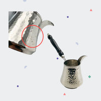 土耳其进口铜包镍咖啡壶木手柄复古宫廷风鹰嘴壶爱喝咖啡的丹尼斯