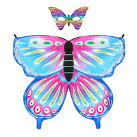 2 Pieces Butterfly Wings with Mask Large for Birthdays, Kids