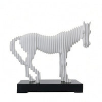 Horse Figurine Gift Sculpture Detailed for Living Room