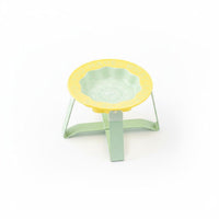 Ceramic Cat Dish with Stand Proof Raised Pet Feeder for Kittens