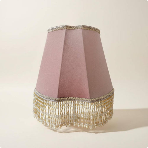 Beaded Tassel Lamp Shade Custom Fit Home Lighting Warm Ambient Warmth for Hotel