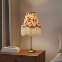 Vintage Tassel Lampshade Light Luxury Design Vintage Textile Shade