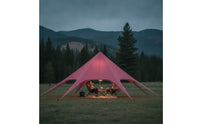Waterproof Star Shade Tent Large Peaked Canopy Tent Heavy Duty Canopy with Carry Case Spacious for Event Planners