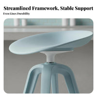 rotating High Stool with Molded Seat Modern Design Counter Chair Easy to Clean Stable Base for Adults, Cafe, Bistro, Dining Room