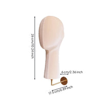 Wall Mount Hairpiece Stand Space Saving Hairpiece Display Head Multipurpose
