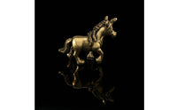 Brass Unicorn Figurine Handmade Look Antique Unicorn Ornament for Desk, Shelf