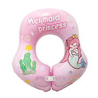 Children's U-Shaped Swim Ring with Double Air Bags Anti-Tip Design