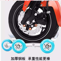 Electric Motorcycle Flat Tire Rescue Towing Device Tricycle Flat Tire Emergency Auxiliary Riding Tire Protector Booster