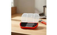 5 Pieces Screw Extractor Set with Case Stripped Tool Seized for DIYers, Plumbers