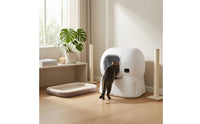 Automatic Cat Waste Container Anti-Scattering Enclosed Cat Waste Container Intelligent Pet Supply for Cats, Home, Living Room