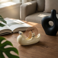 Ceramic Coil Holder Metal Hook Coil Holder Ash-Catching