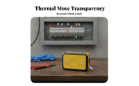 Handheld Wire Label Printer Rechargeable Label Creator Twin Power Supply