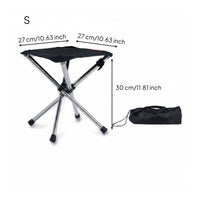 Compact Portable Fishing Stool Heavy Duty Retractable Folding Stool for Camping, Travel