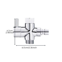 Brass faucet splitter, universal fit