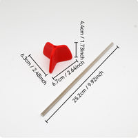 Silicone Mixing Paddle Hexagonal End Mixer Attachment Single-Piece