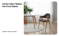 Textile Dining Armchair Nordic Decor Theme Upholstered Armchair Minimalist Design With Armrests for Living Room, Bedroom