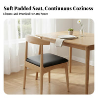 Curved Rear Chair Nordic Design Armless Side Chair Ergonomic Rearrest Long-Lasting for Residents