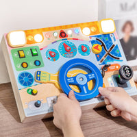Electronic Steering Wheel Toy Screen-Non-Screen Simulation Driving Board