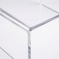 Clear Acrylic Stand Organizer, Freestanding Riser for Perfume Storage, Tiered Display for Holder, Desktop
