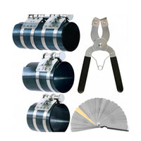 3 Size Engine Component Band Compressor Set Adjustable Engine Component Band Installation Tool Easy to Use Wear Resistant for Mechanics