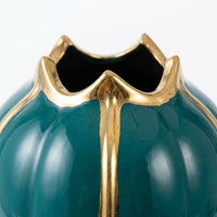 Large Ceramic Pumpkin Vase - European Style