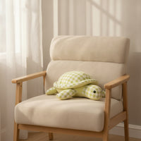 Stuffed Turtle with Pillow Shell Cuddly Tortoise Stuffed Pillow Stuffed Animal Huggable Squeezable for Children, Sofa, Bed