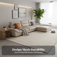 Angled Design D Modular Sofa Minimalist Design Angled Design D Modular Seating Scratch-Resistant Living Room Furniture for Pet Owners, Families