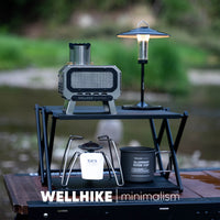 WELLHIKE户外麋鹿复古香薰炉氛围照明观火烧水mini柴火炉家居摆件