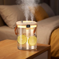 Compact Desktop Humidifier Quiet USB Humidifier Adjustable Mist Maker Personal for Office Workers, Bedroom, Desk