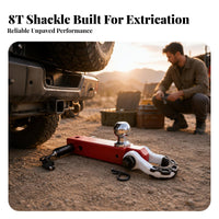 Ball Hitch Shackle Black Coating Finish Vehicle Hardware Polished Outdoor-Adventure Towing Gear