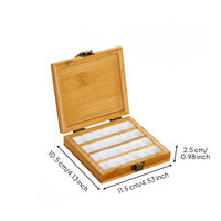 Wooden Watercolor Painter's Color Tray With Latch Bamboo Paint Storage Box Portable Color Mixing Tray for Artists, Travel