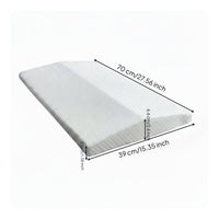 Memory Foam Pillow Ergonomic Backrest Support Cushion Zippered