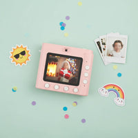 Kids Instant Print Camera Gift Twin Lens Print Camera 3-in-1 for Travel